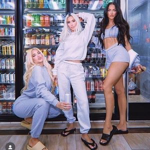 Skims Cotton Fleece Jogger | Heather Grey